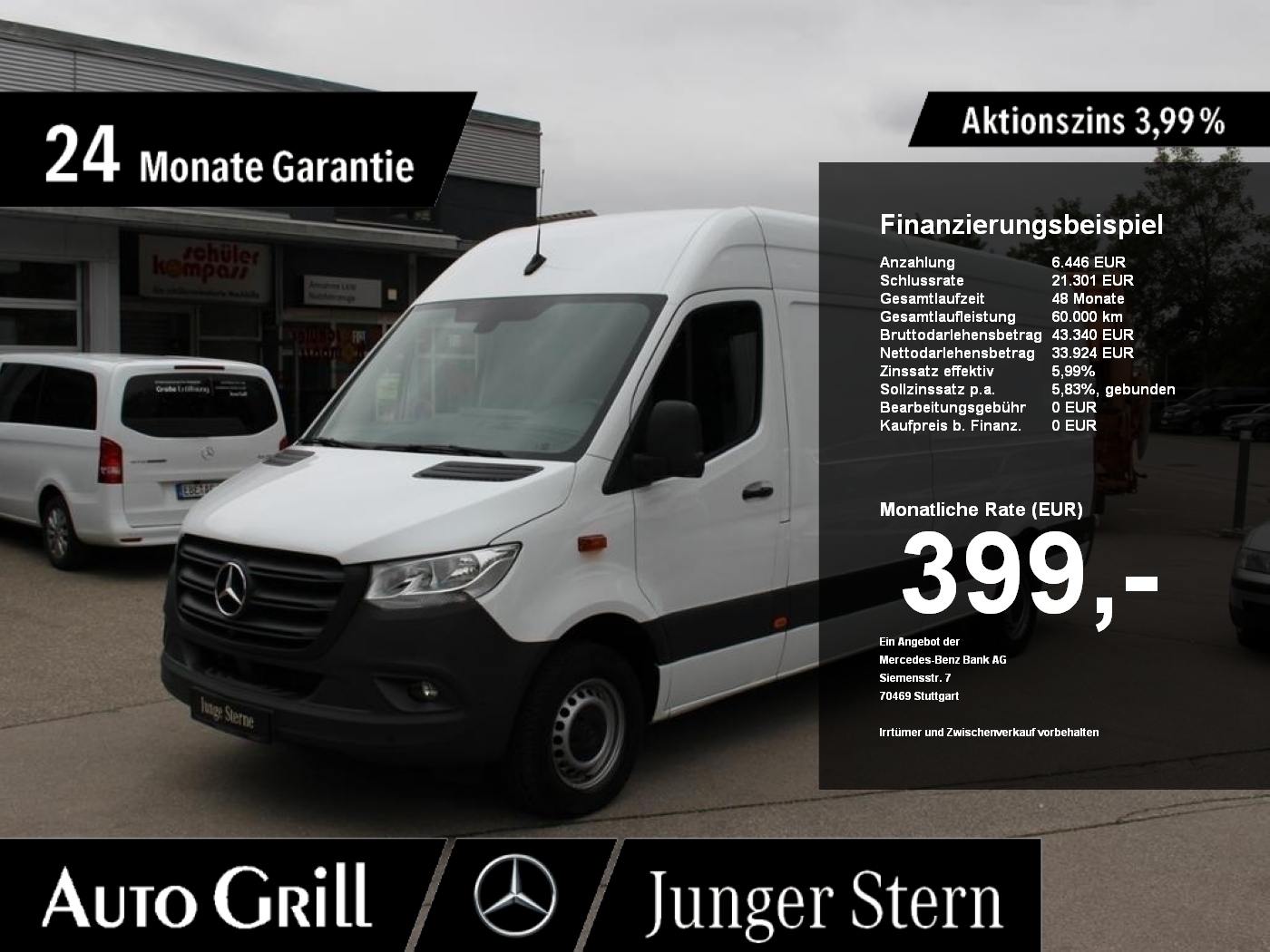 Mercedes-Benz Sprinter 317 CDI Kasten 4325 360Kam Klima Navi