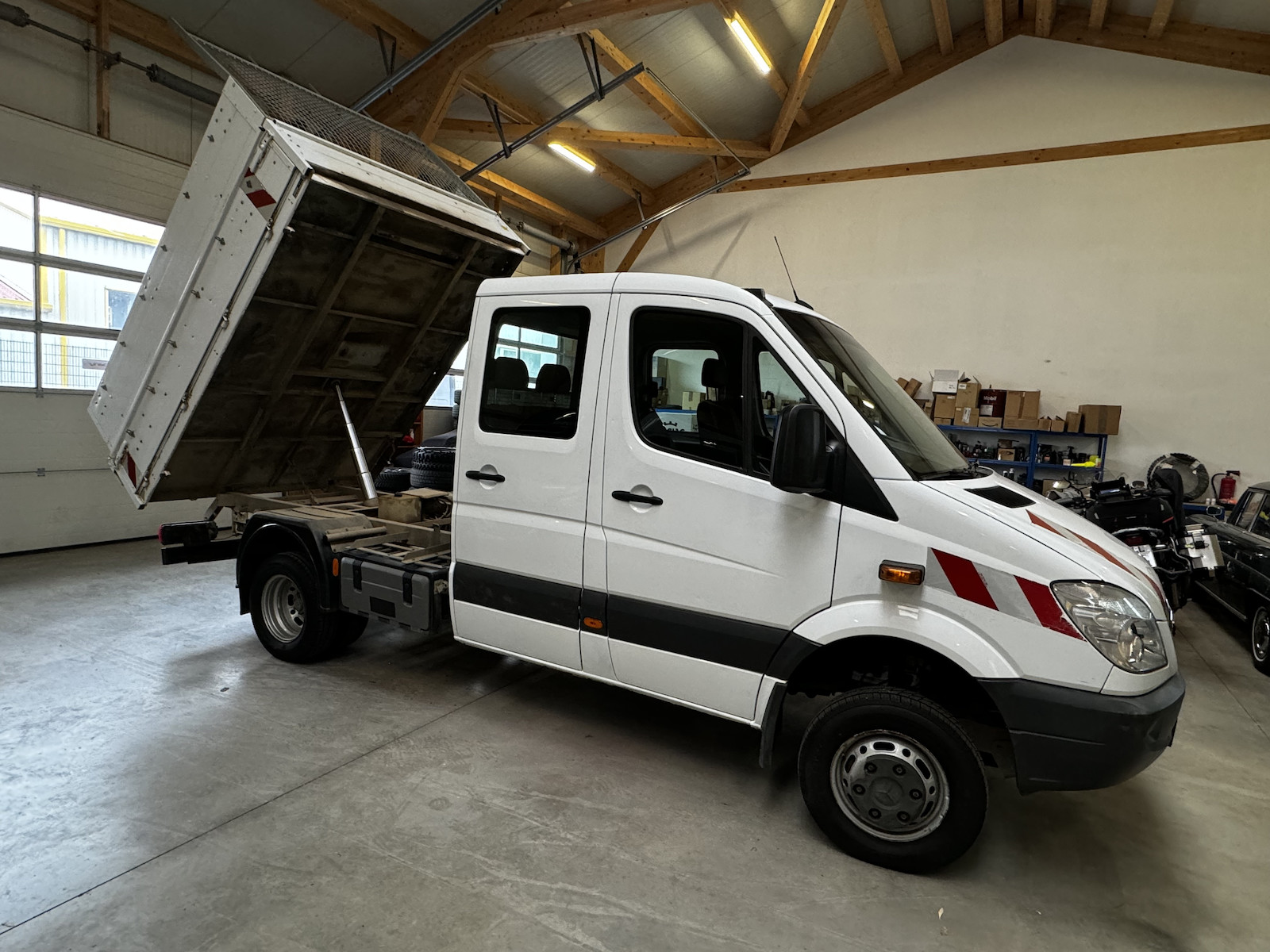 Mercedes-Benz Sprinter 513 CDI 4x4 Allrad Kipper 1. Hand!