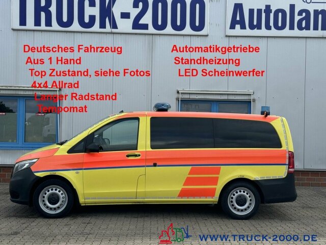 Mercedes-Benz Vito 116 CDI 4x4 Notarzt Rettung Ambulance Klima