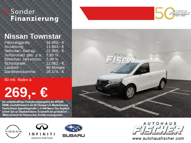 Nissan Townstar EV Kasten N-Connecta CCS Navi Trenngitter