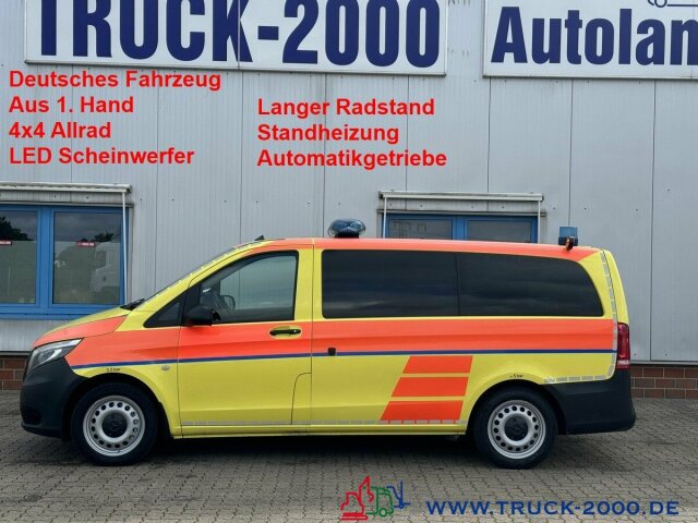 Mercedes-Benz Vito 119 CDI 4x4 Notarzt Rettung Ambulance Klima