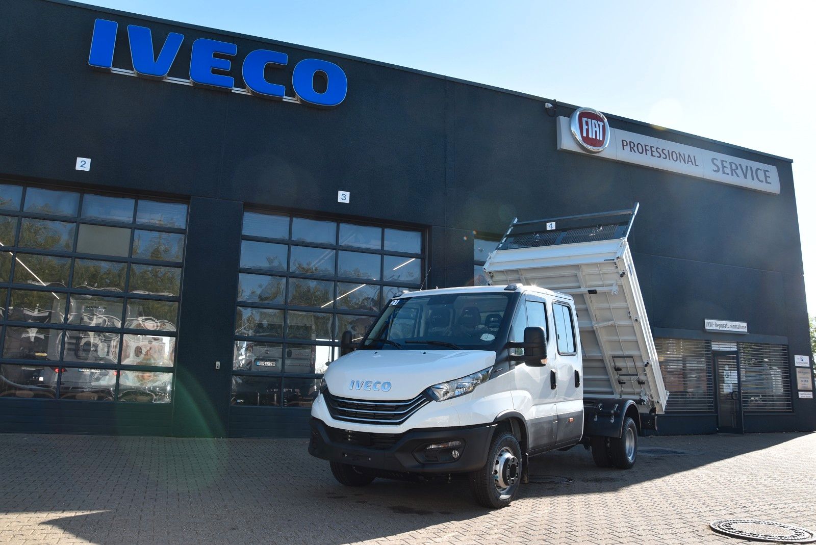 Iveco Daily 70C18H Doka-Kipper MEILLER Trigenius sofor