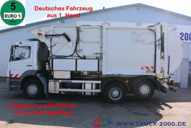 Mercedes-Benz Axor 2529 Faun Überkopf Frontlader 25 m³ 1.Hand