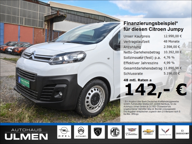 Citroen Jumpy Kasten Business M 1.6 BlueHDi 115 FAP Navi Totwinkelassistent Klima Tempomat PDCvo+hi