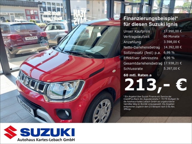 Suzuki Ignis Club 1.2 Hybrid EU6d AC Bluetooth LED