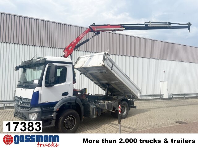 Mercedes-Benz Arocs 1832 K 4x2, Fassi Kran 120.B.1.23, 9.75m