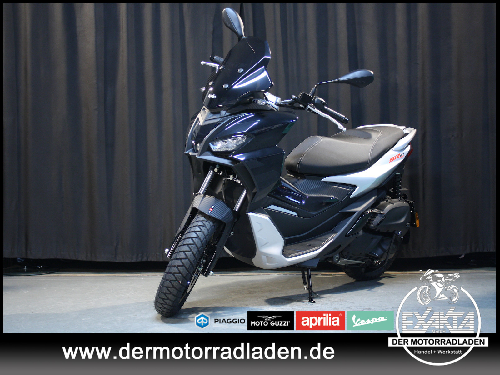 Aprilia SR GT 200 ABS E5 BLACK SILVER