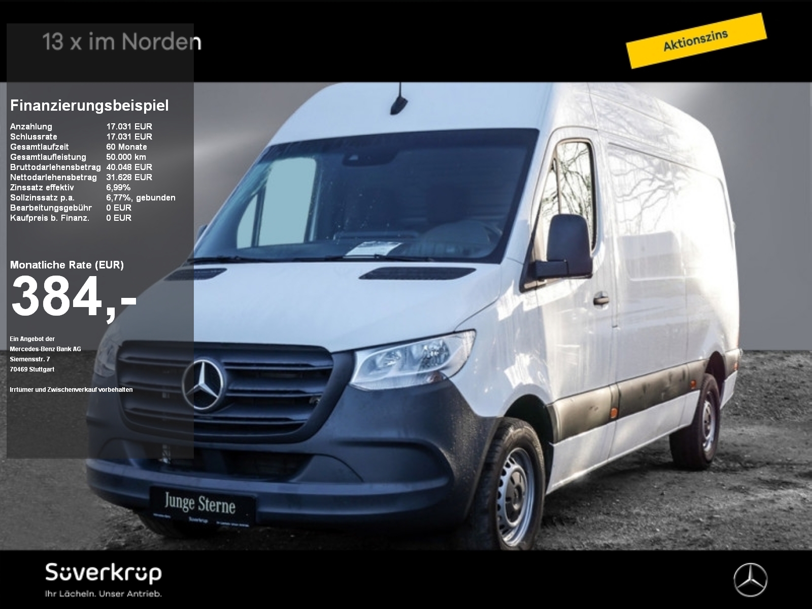 Mercedes-Benz Sprinter 317 CDI Kasten L2H2 Klima AHK SPUR