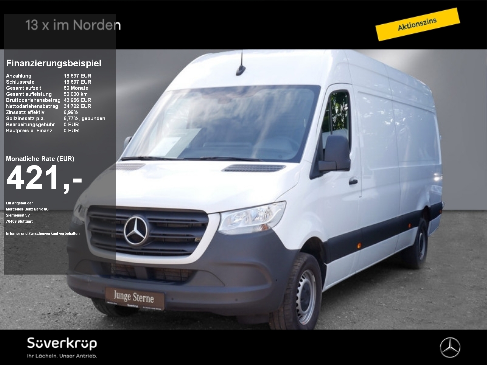 Mercedes-Benz Sprinter 319 KASTEN MAXI L3H2 KLIMA KAMERA AUTOM