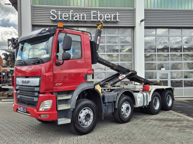 DAF CF 480 8x4 Abrollkipper Hyva Lift T26.51.S