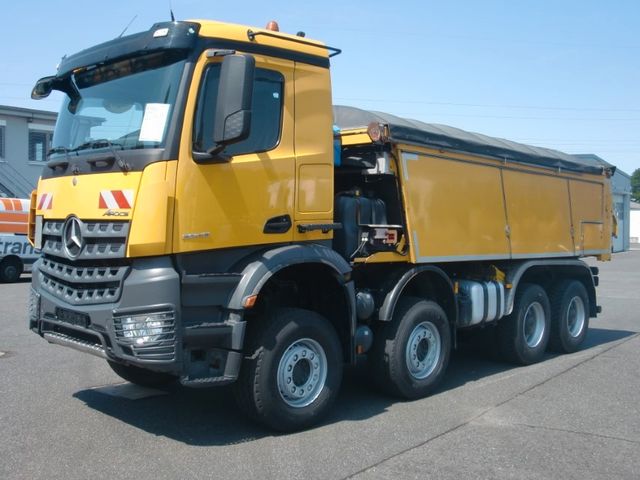 Mercedes-Benz Arocs 3243 Abschiebewagen Thermomulde Asphalt