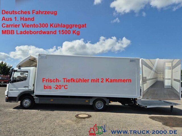 Mercedes-Benz Atego 818 Kühlkoffer Carrier-20° 2Kammern LBW