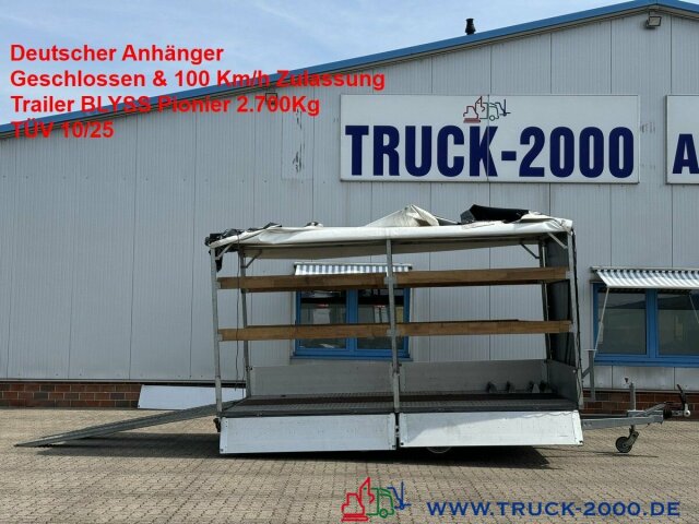 Blyss Pionier Trailer 2.700Kg GESCHLOSSEN 100 Km/h