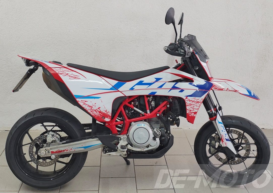 GasGas SM 700, ABS * Handguards * hohe Scheibe in Hellgrau * DEKORSATZ