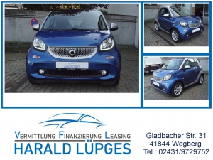 Smart ForTwo Passion, Automatik, Panoramadach, Klima