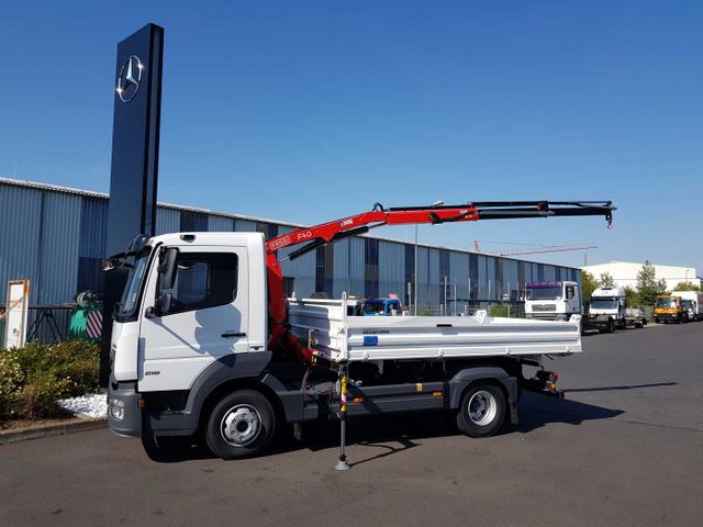 Mercedes-Benz Atego 818 KK Kipper+Kran+Funk+Greifersteuerung