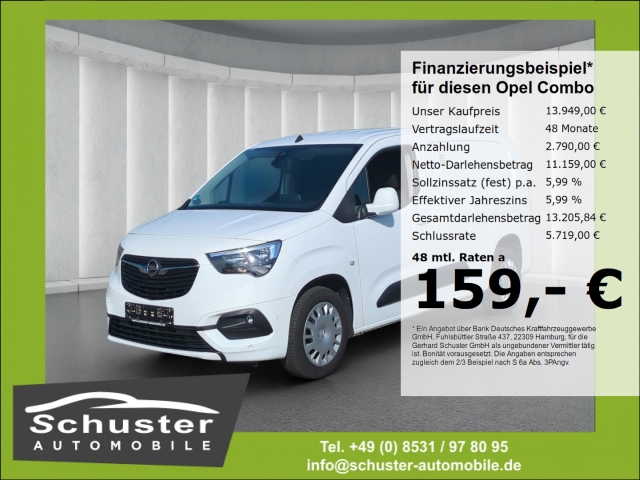 Opel Combo Cargo XL Edition 1.5D*Navi 2xKam Temp SHZ