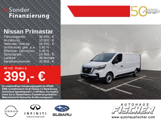 Nissan Primastar Kasten L2H1 3,0t N-Connecta Navi Rückfahrkamera