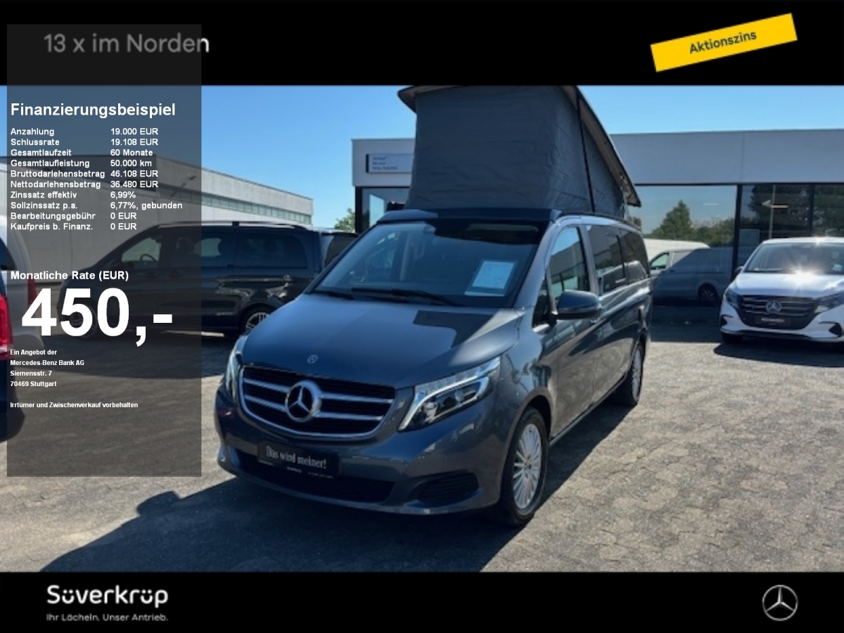 Mercedes-Benz V 250 Marco Polo AHK GSHD Küche Markise Navi LED