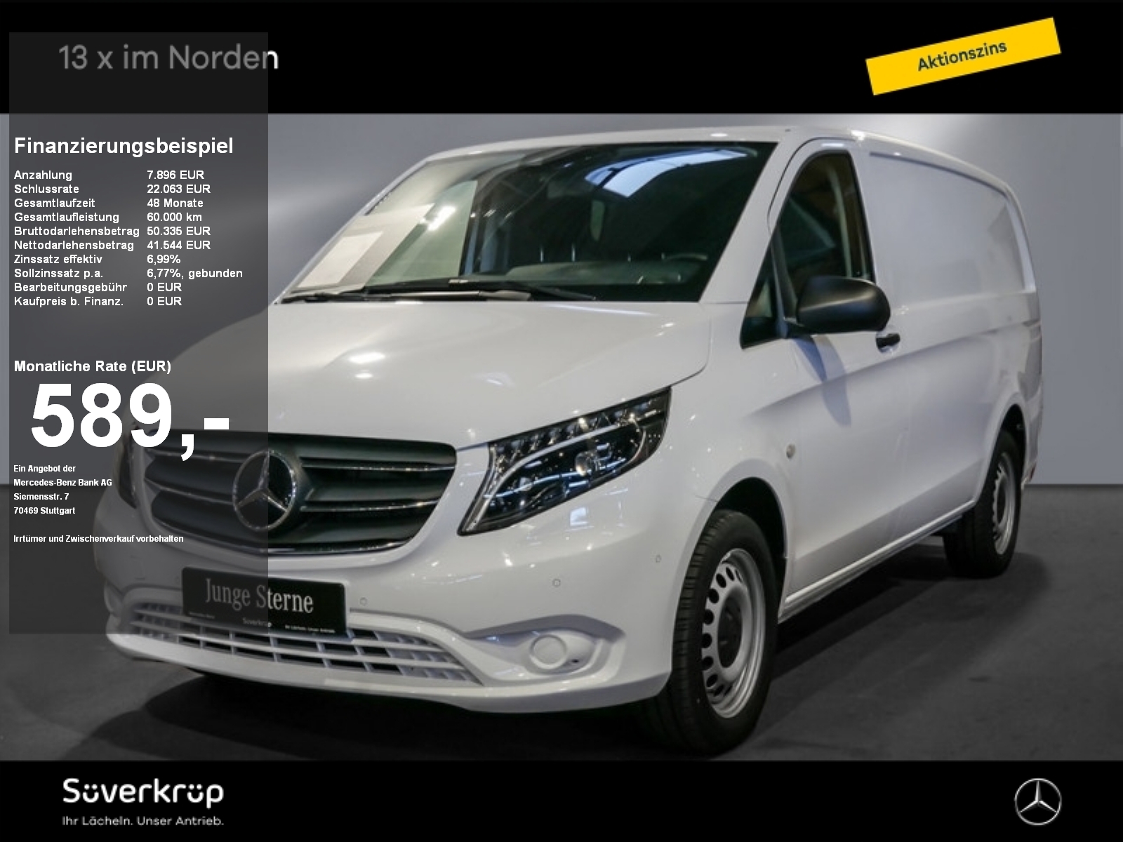 Mercedes-Benz Vito 119 KASTEN LANG ALLRAD LED NAVI AHK AUTOM