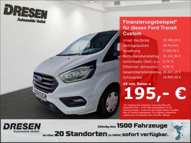 Ford Transit Custom Trend 280 L1 2.0 TDCi