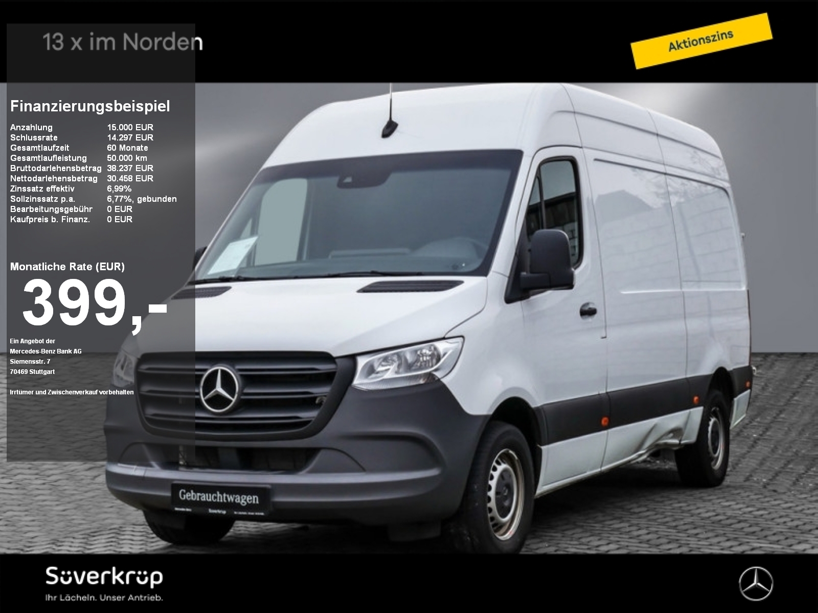 Mercedes-Benz Sprinter 317 CDI Kasten L2H2 Klima AHK 3,5 Navi