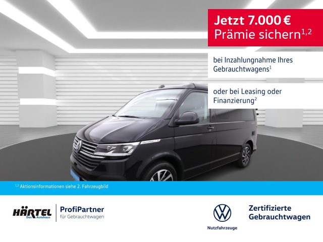 Volkswagen T6 CALIFORNIA 6.1 OCEAN AD TDI DSG (+EURO6+ACC-RAD T6 CALIFORNIA 6.1 OCEAN AD TDI DSG (+EURO6+ACC-RAD Bluetooth Navi LED Klima Standhzg Einparkhilfe e