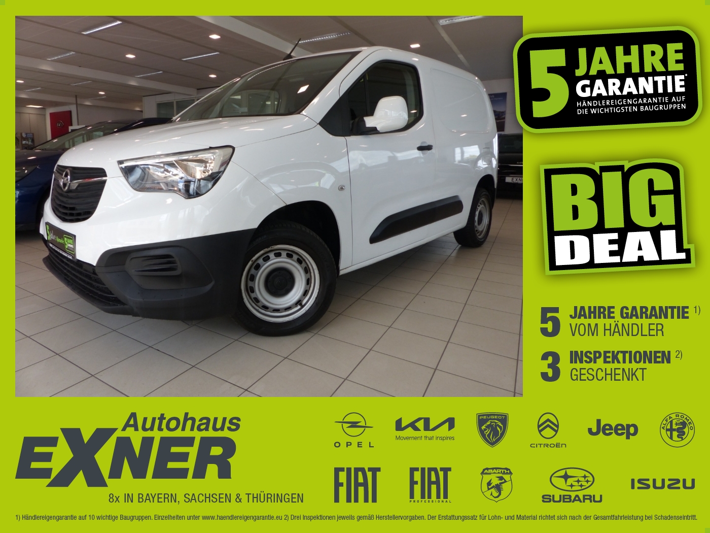 Opel Combo E Cargo 1.5D EDITION Klima, PDC, Bluetooth