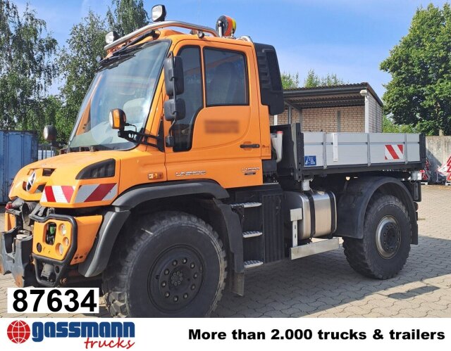 Unimog U 527 4x4, Kommunalhydraulik, Frontzapfwelle,