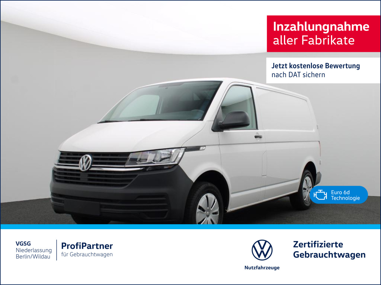 Volkswagen T6.1 Kasten KR TDI Klima ZV