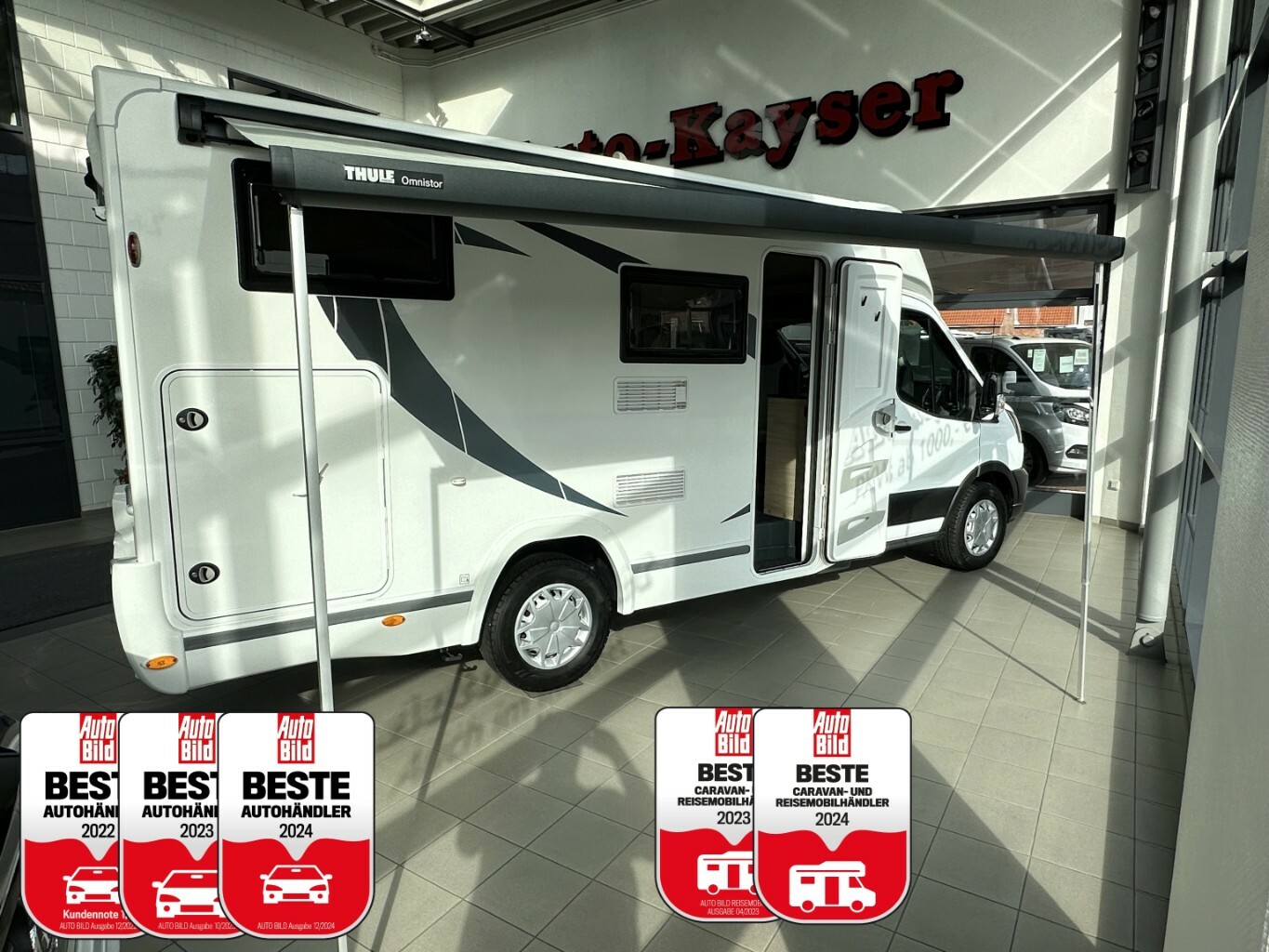 Chausson S697 6,60m +Einzelbett+Solar+Markise+