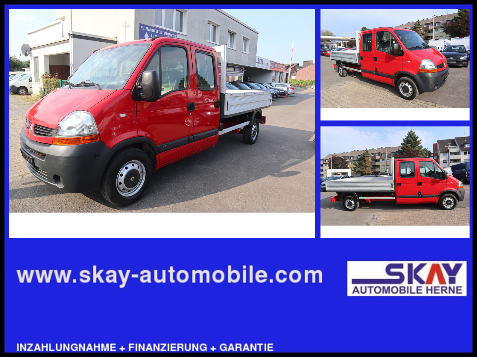 Renault Master II DoKa Pritsche 1hd Scheckheftgepflegt