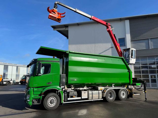 Mercedes-Benz Arocs 2751 6x2 HAD/ Abroller EBERT Forstbox Q150