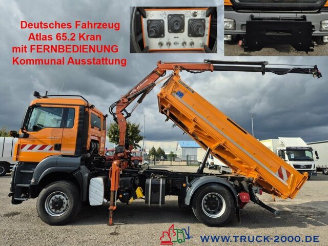 MAN 18.320 4x4 Atlas Kran + FB Kommunal Ausstattung