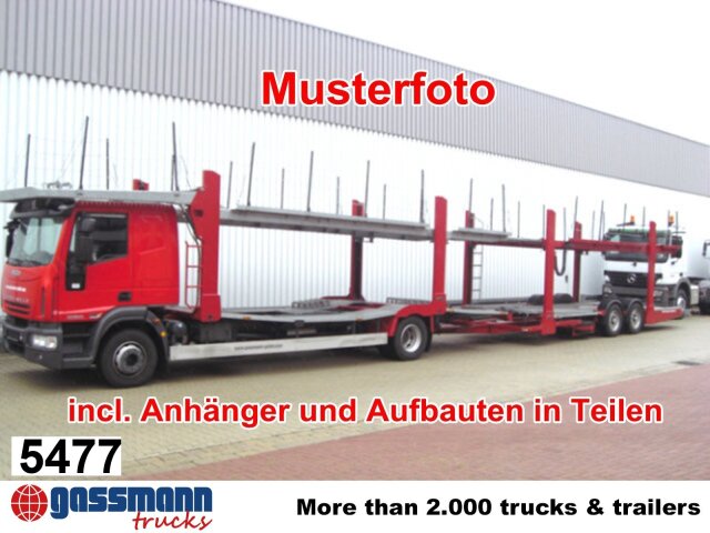 Iveco EuroCargo ML160E32 4x2 mit Teilen für Anhänger