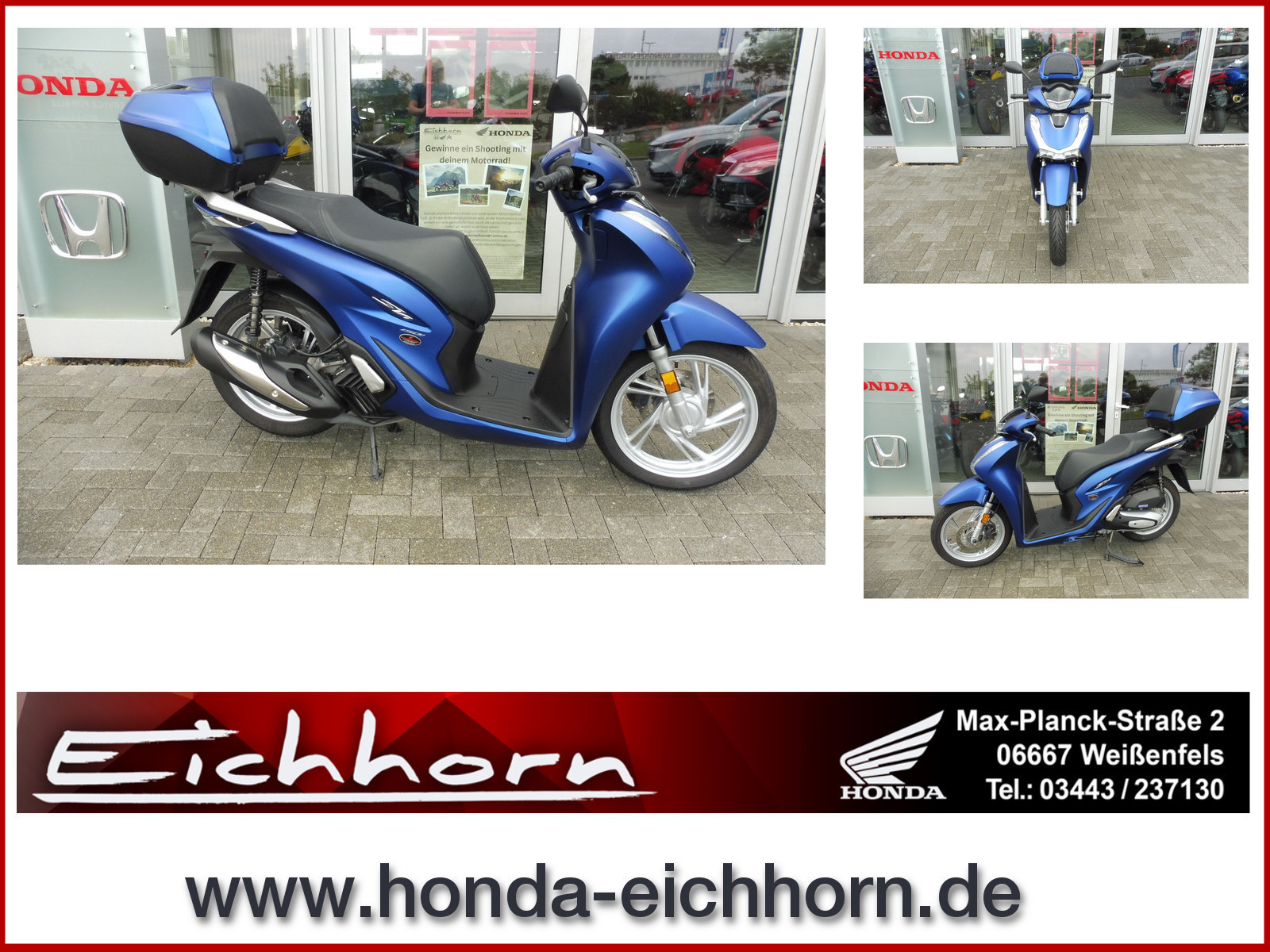 Honda SH 150I ABS+LED+SMART Key 1.Hand+Insp.NEU