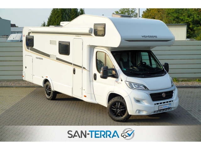 Weinsberg CaraHome 700 DG SEITENSITZGRUPPE*FESTBETT*KLIMA*SOLAR*HECKGARAGE*