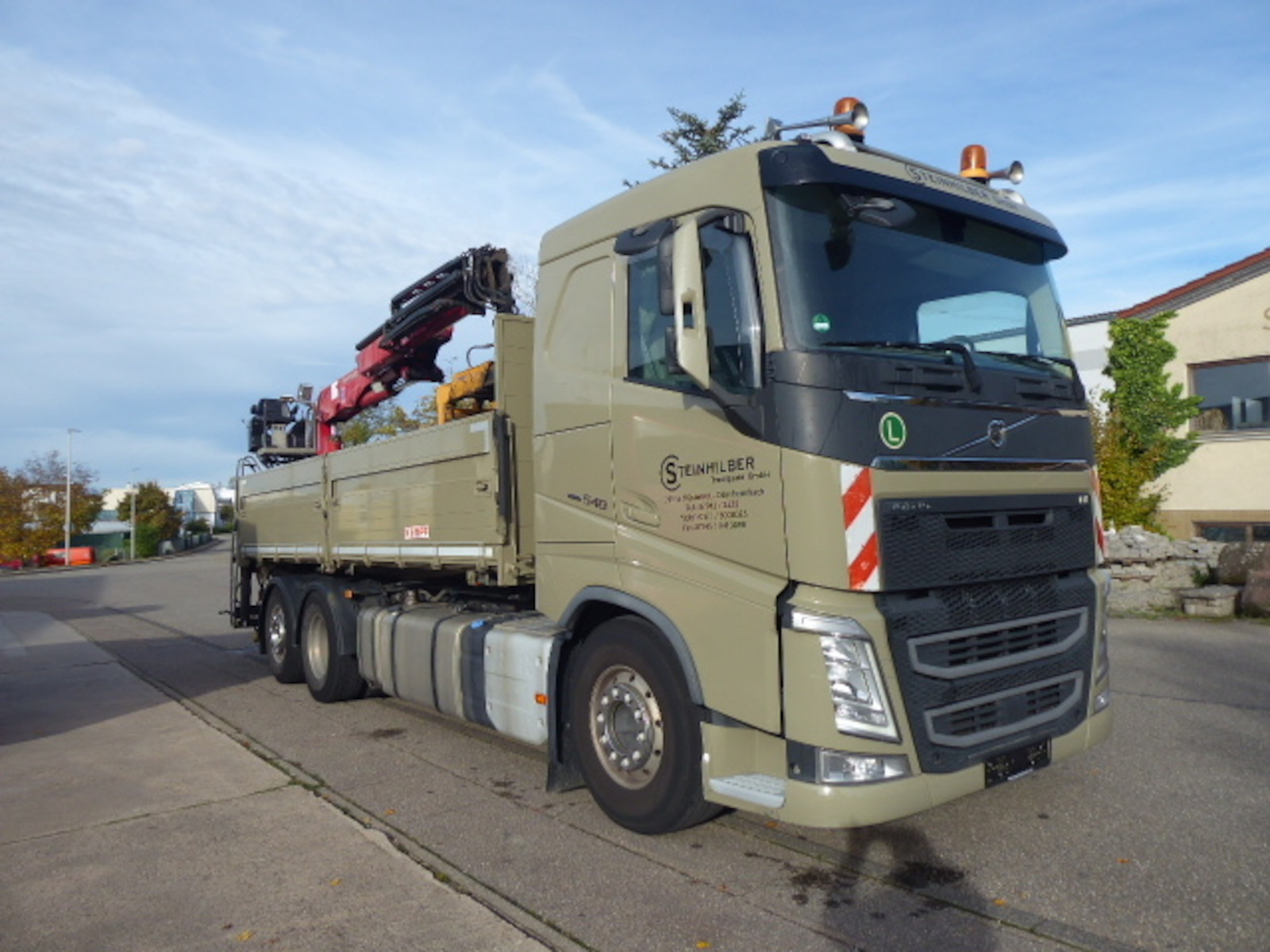 Volvo FH 540 6X2 Kran HMF Kipper