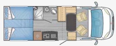 Sonstige Across Aero 690 LD - Einzelbetten 165 PS