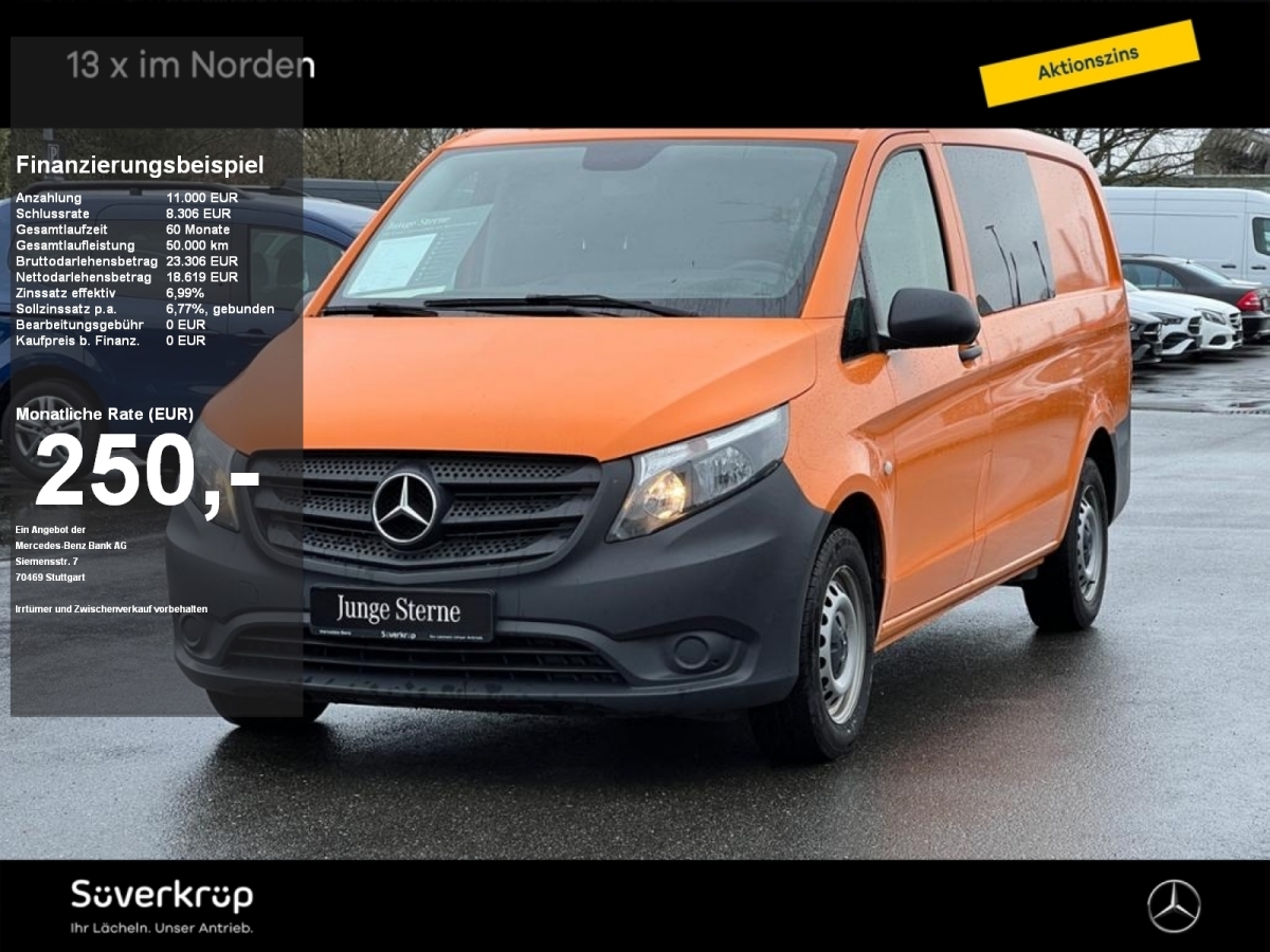 Mercedes-Benz Vito 114 Kasten Mixto lang AHK 2500kg Standh Kli