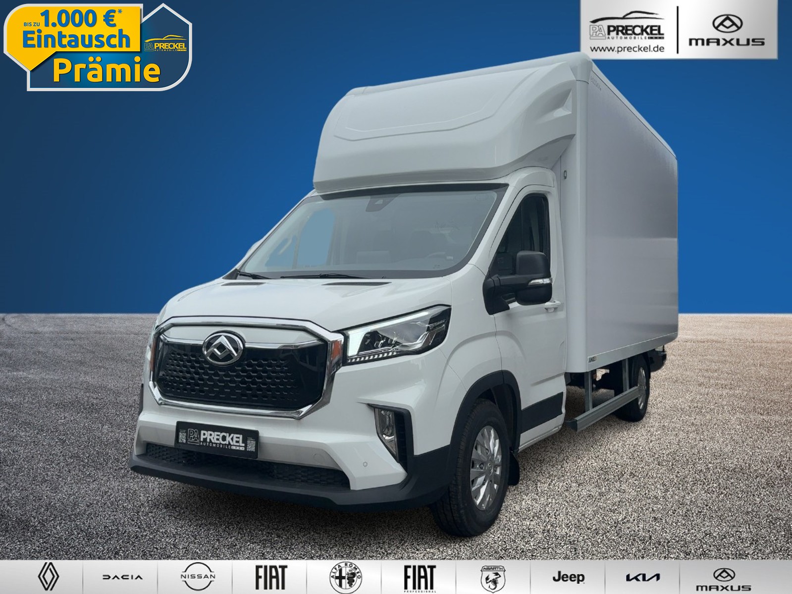 Maxus eDeliver 9 Koffer mit Portaltüre L4 3,5t