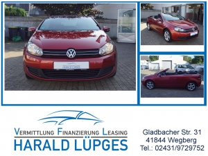 VW Golf Cabriolet E-Verdeck, Klima, Sportsit, Euro 5