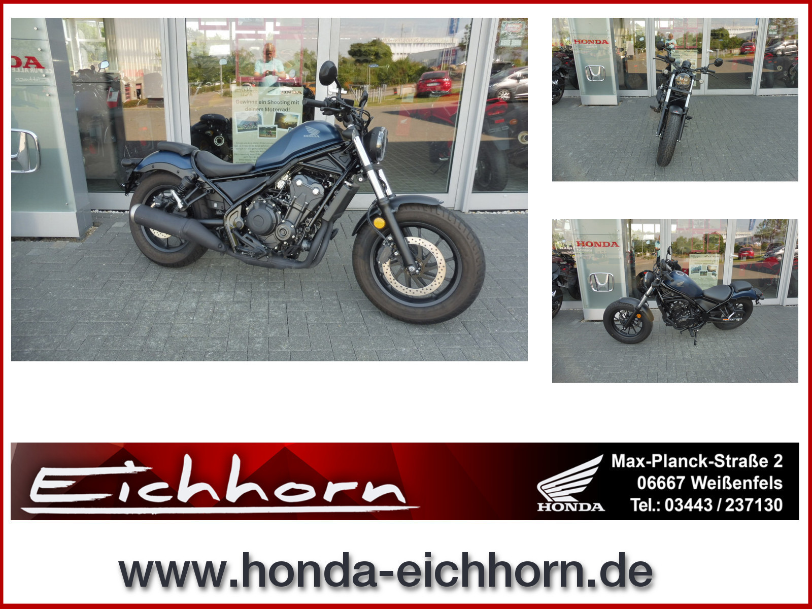 Honda CMX 500 Rebel ABS+LED 34KW Ideal für A2