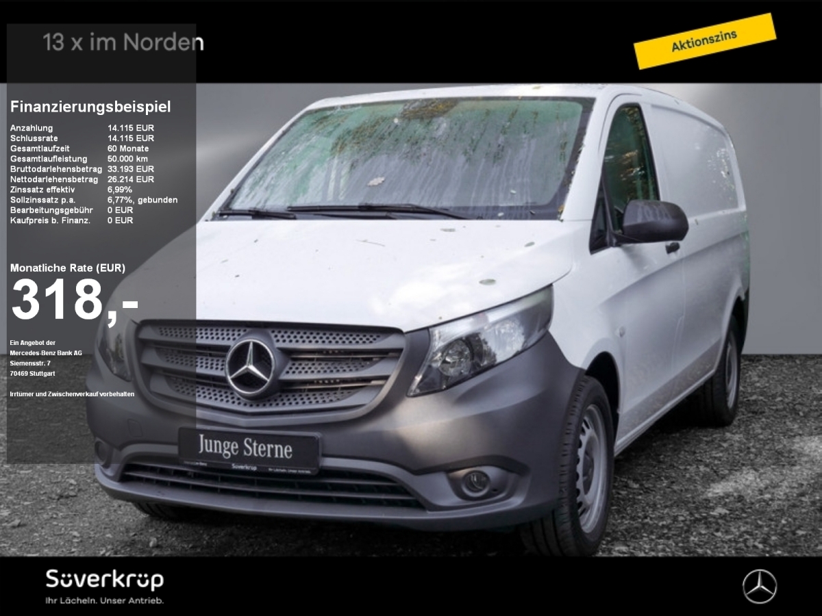 Mercedes-Benz Vito 116 KASTEN LANG KLIMA AHK NAVI SORTIMO SHZ