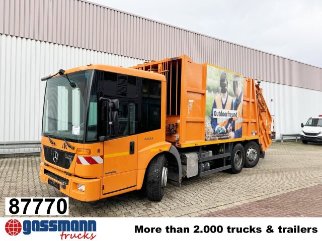 Mercedes-Benz Econic 2633 LL 6x2/4 NLA, EEV, Lenkachse, Haller