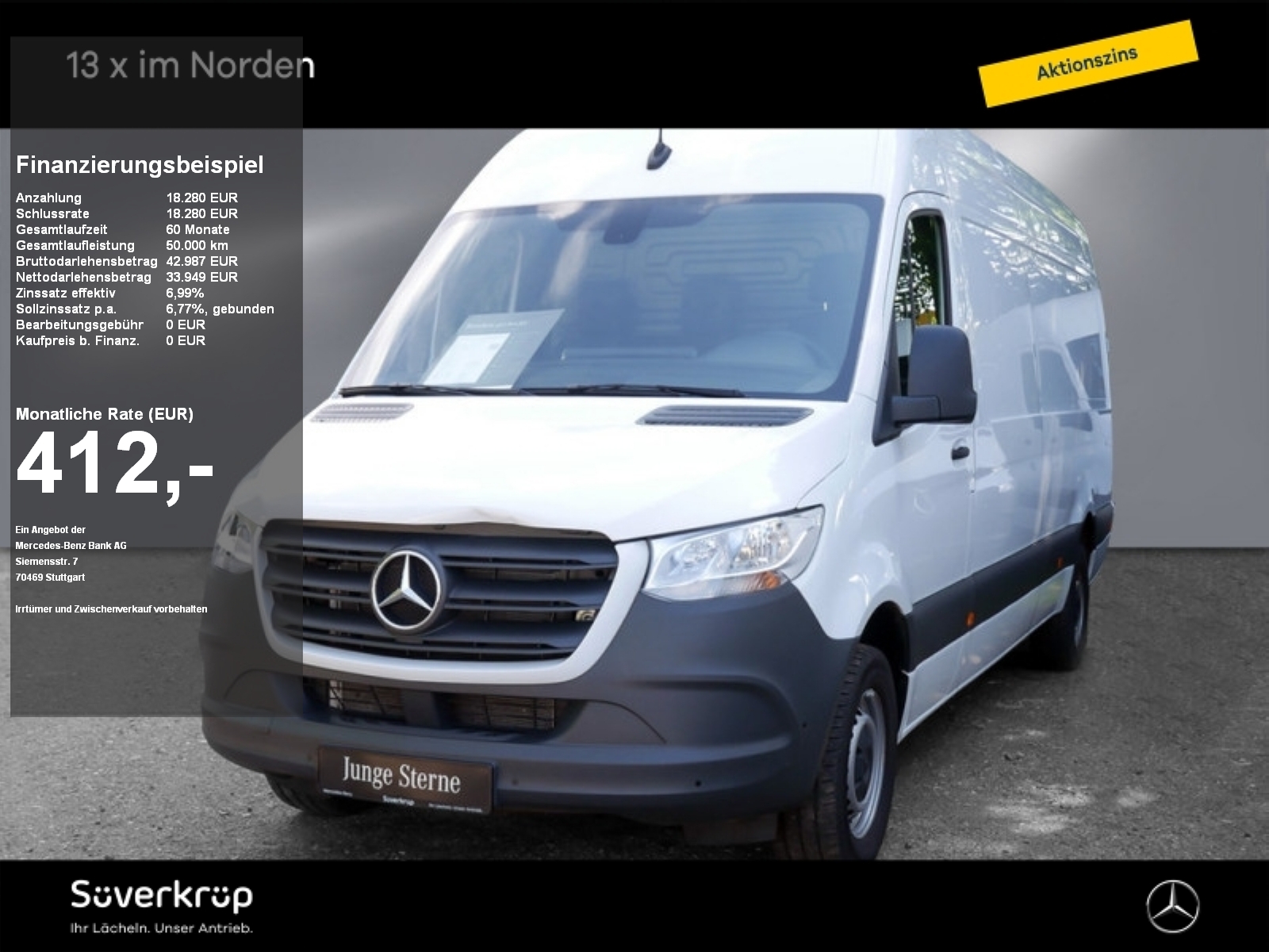 Mercedes-Benz Sprinter 319 KASTEN MAXI L3H2 KLIMA MBUX AUTOM