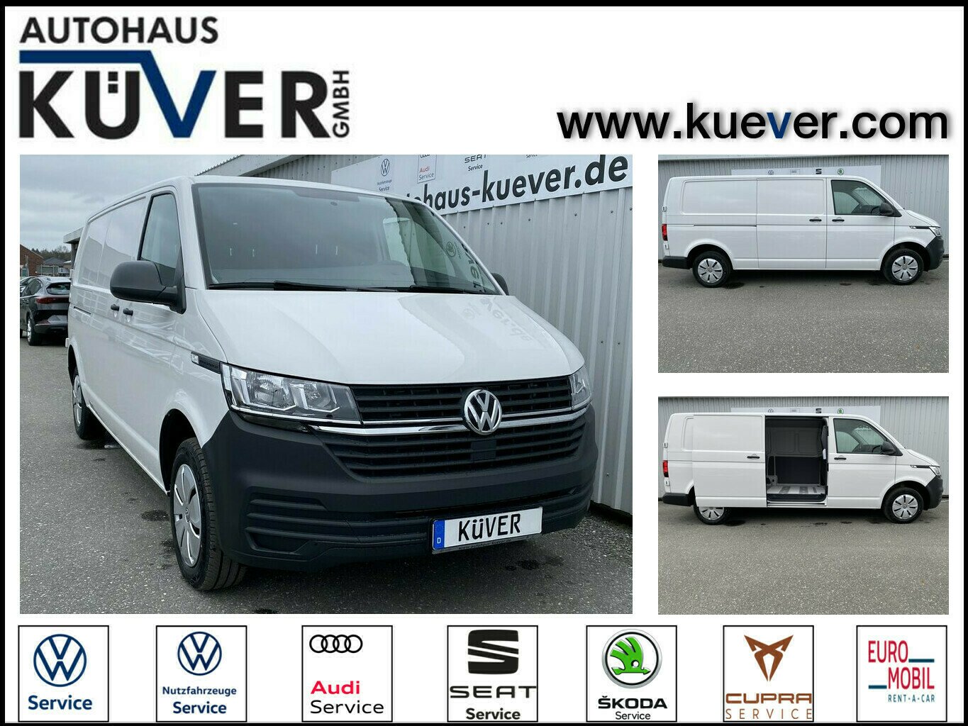 Volkswagen T6.1 Kasten 2,0 TDI LR Klima+Einparkh.+GRA