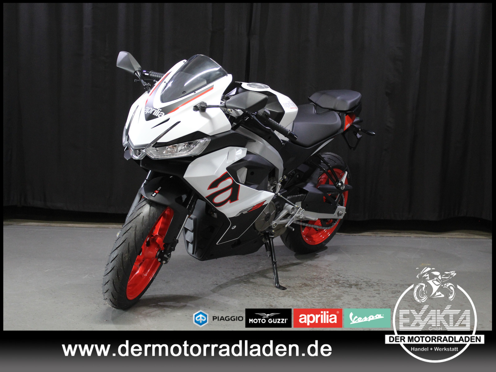 Aprilia RS 457 35 KW E5+ OPALESCENT LIGHT / VORFÜHRER