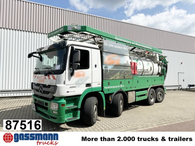 Mercedes-Benz Actros 3244 L 8x2/6, Assmann Saug- und