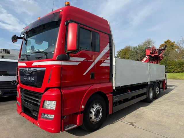 MAN TGX 26.500 Pritsche 6,80 m KRAN MGK HLK 195